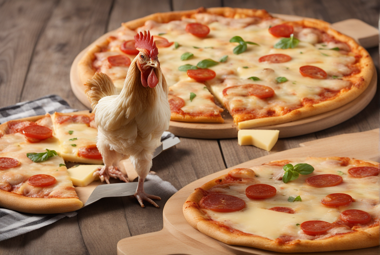 Can Chickens Eat Cheese Pizza