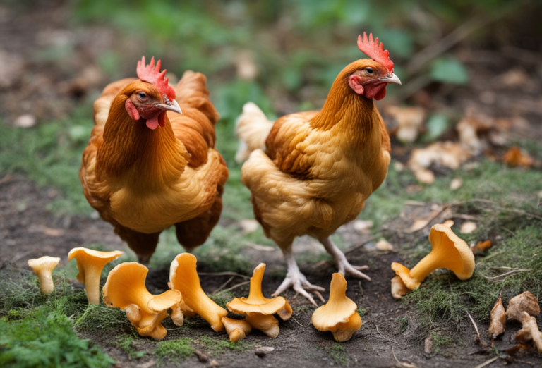 can chickens eat chanterelle mushrooms