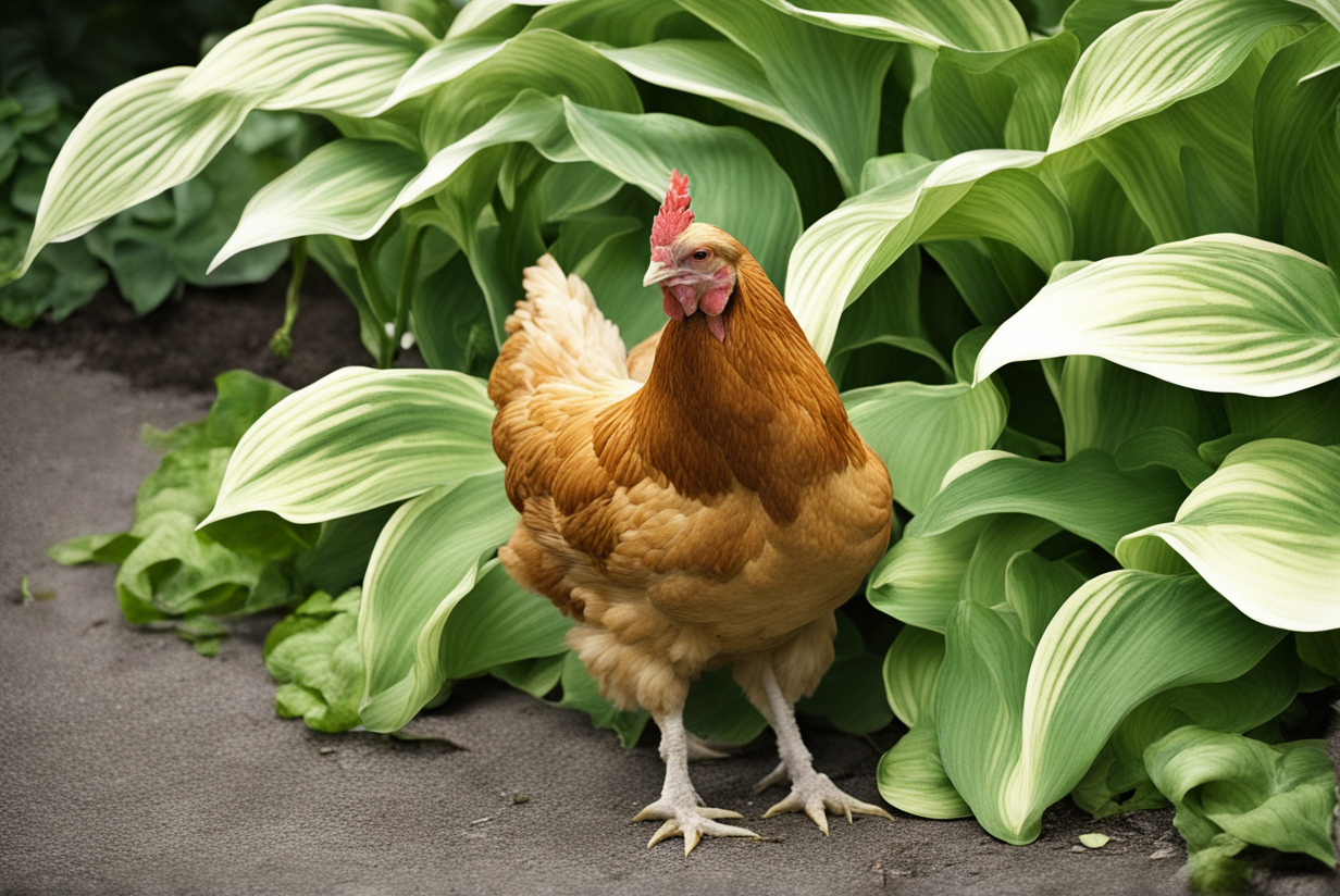 can-chickens-eat-hostas