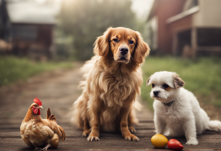 why do chickens bark