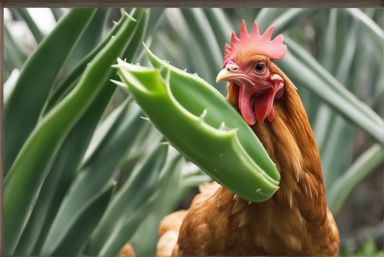can chickens eat aloe vera