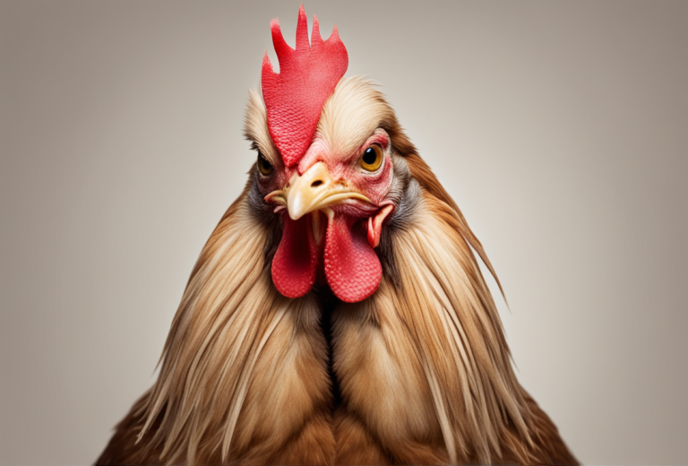 why do chickens comb fall over