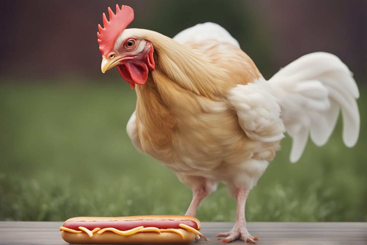 Can Chickens Eat Hot Dogs
