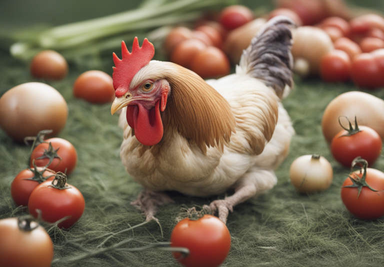 Can Chickens Eat Onions and Tomatoes
