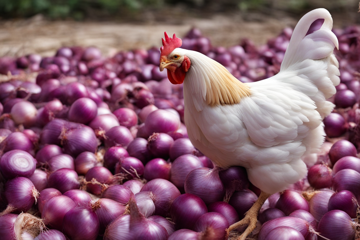 Can Chickens Eat Purple Onions