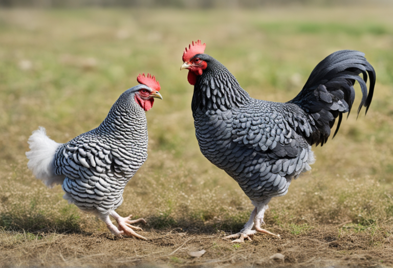 Barred Rock vs Cuckoo Maran