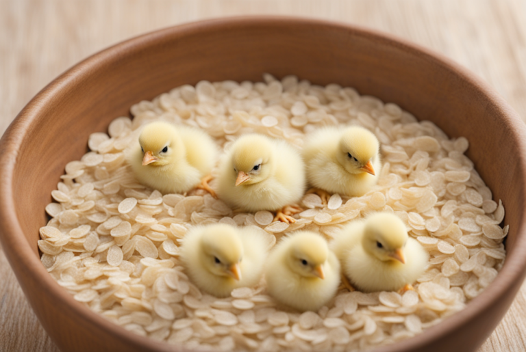can baby chicks eat raw oatmeal