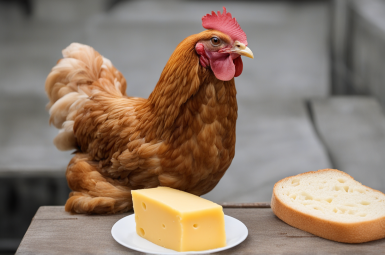 can-chickens-eat-cheese-bread