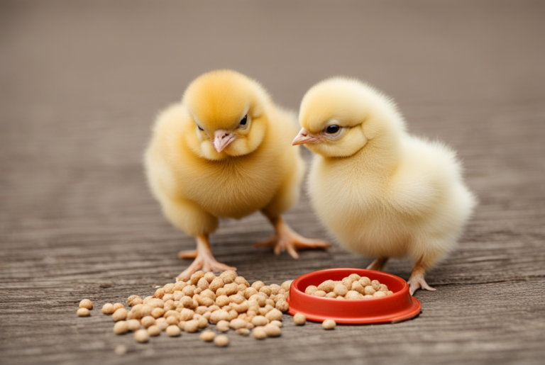 can baby chicks have dog food