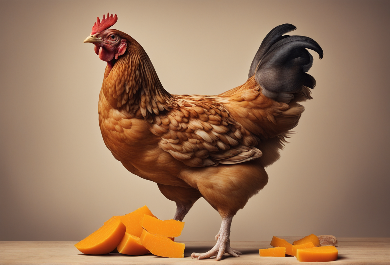 can chickens eat butternut squash skin