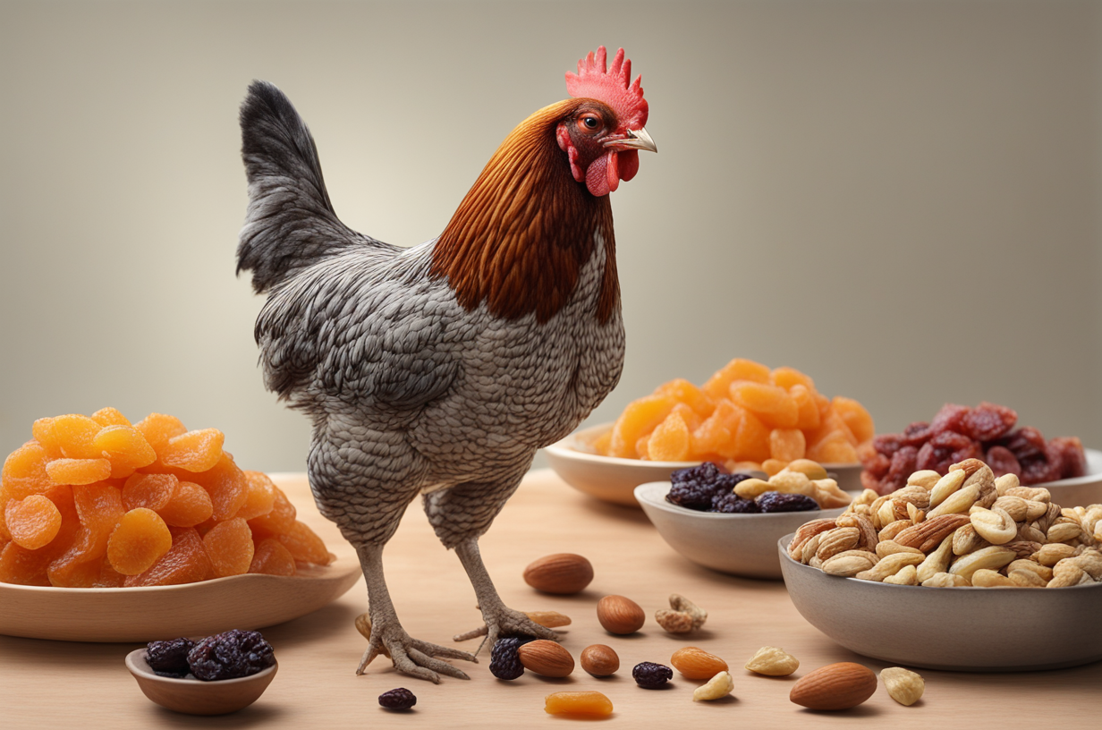 Can Chickens eat Dried Fruits and Nuts? 