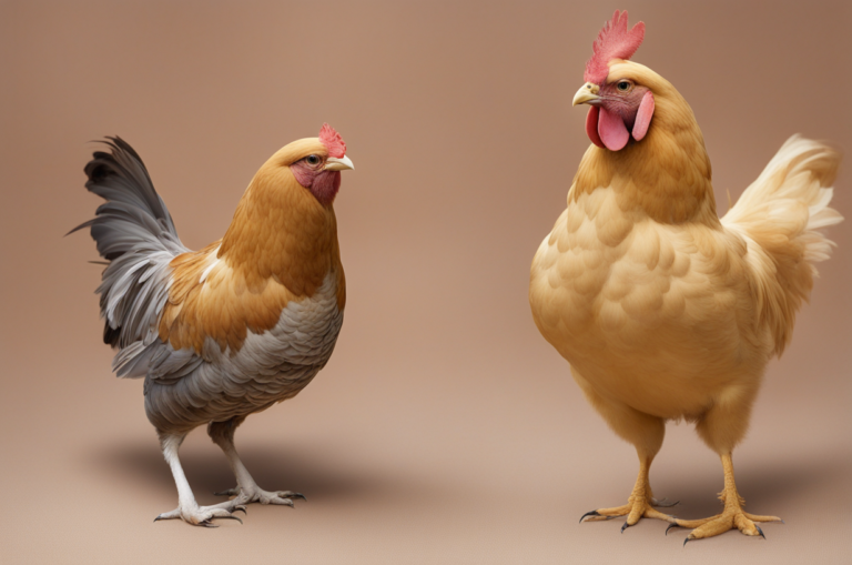 Buff Orpington vs Golden Comet