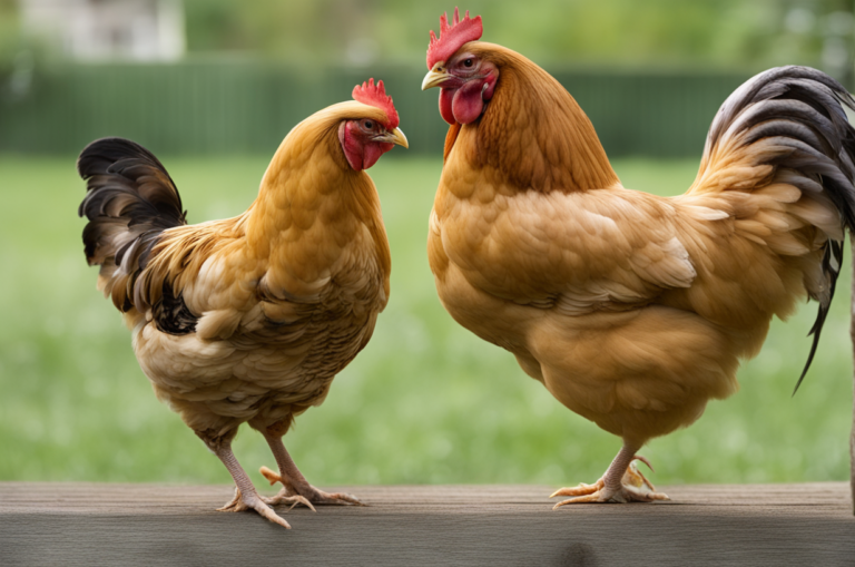 Buff Orpington Vs Bantam
