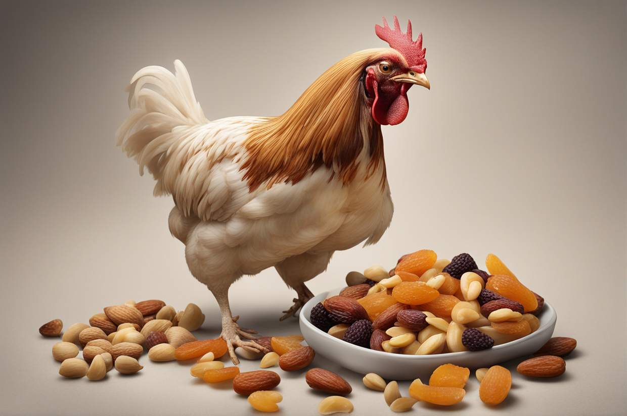 Can Chickens eat Dried Fruits and Nuts?