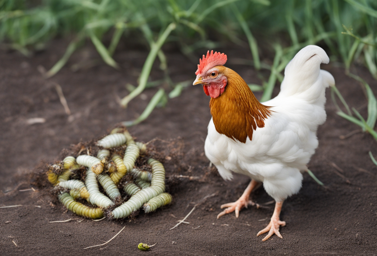 can chickens eat cabbage white caterpillars