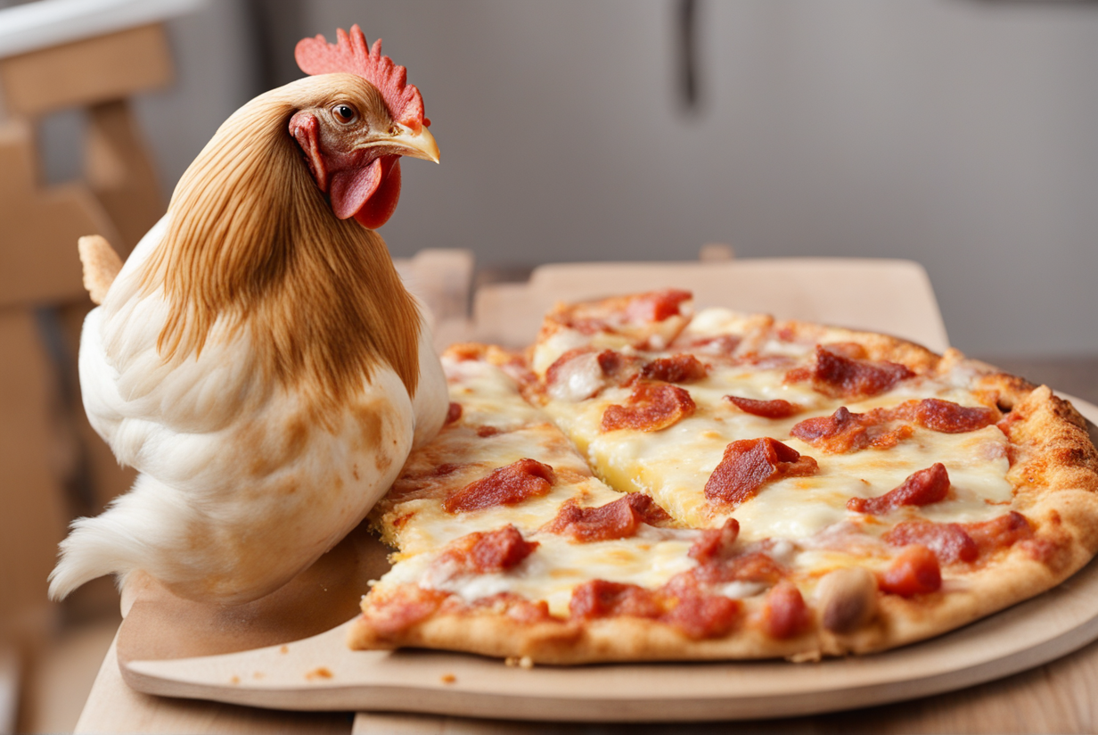 Can Chickens Eat Cheese Pizza