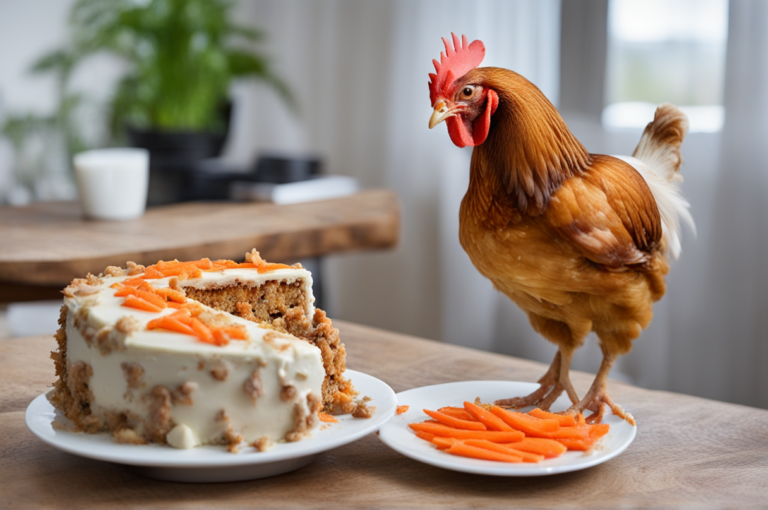 Can Chickens Eat Carrot Cake