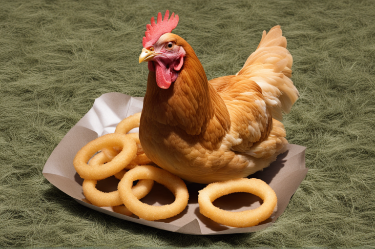 Can Chickens Eat Onion Rings