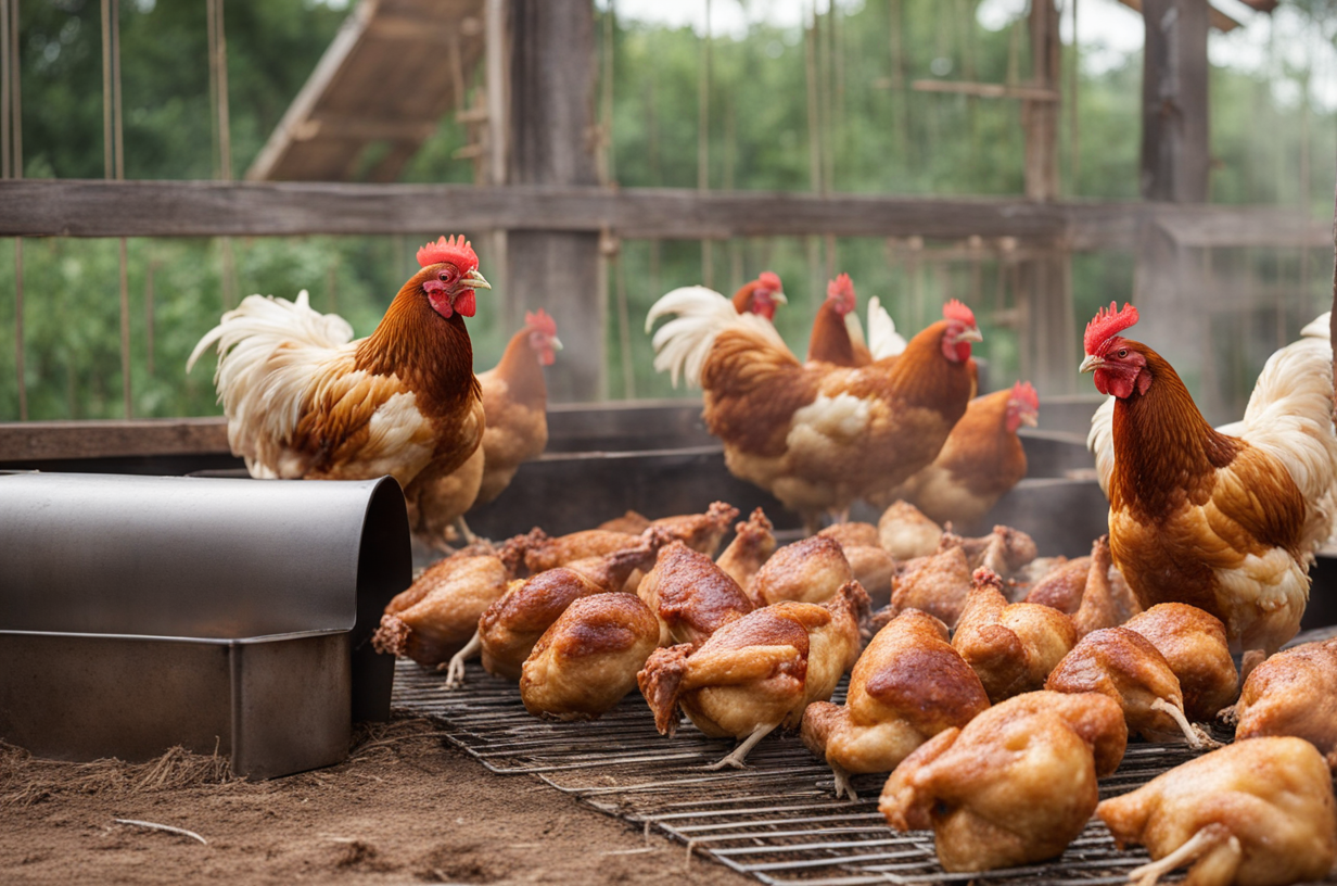 can chickens eat a rotisserie chicken