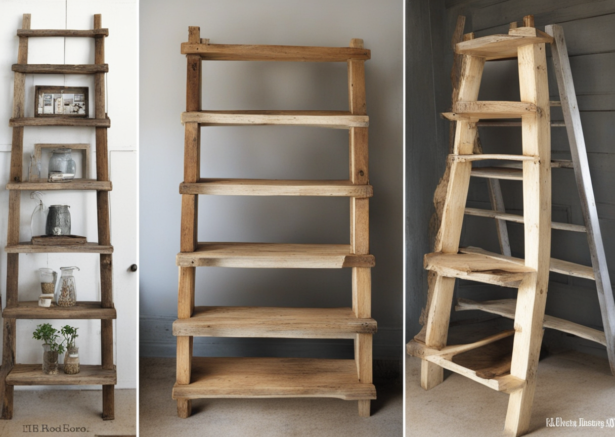 Chicken Roost Ideas: Repurposed Ladder Bookshelf
