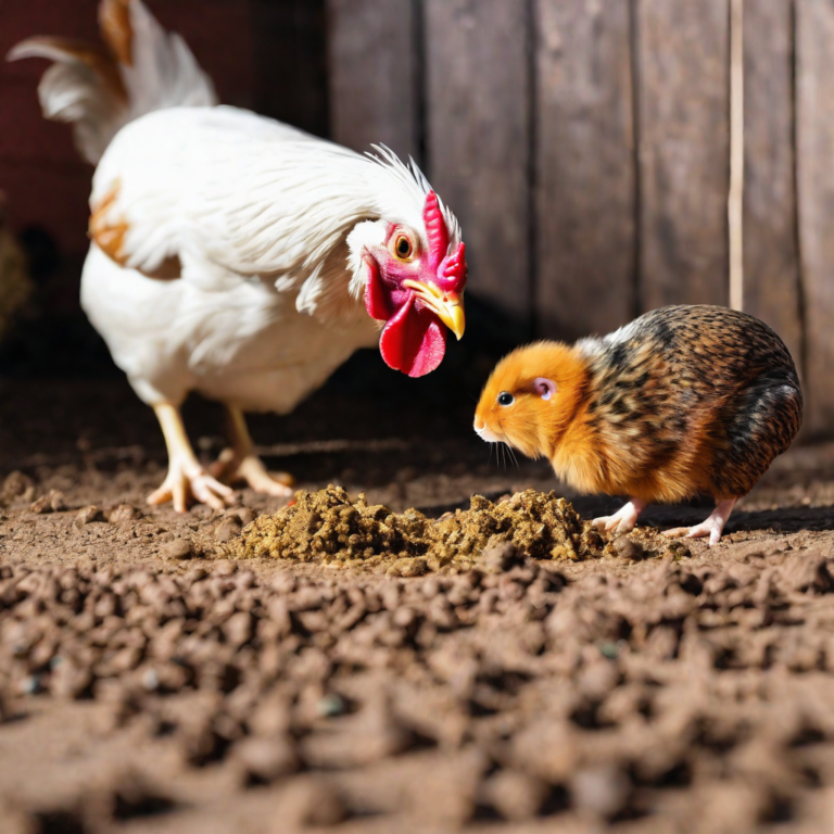 can chickens eat guinea pig poop