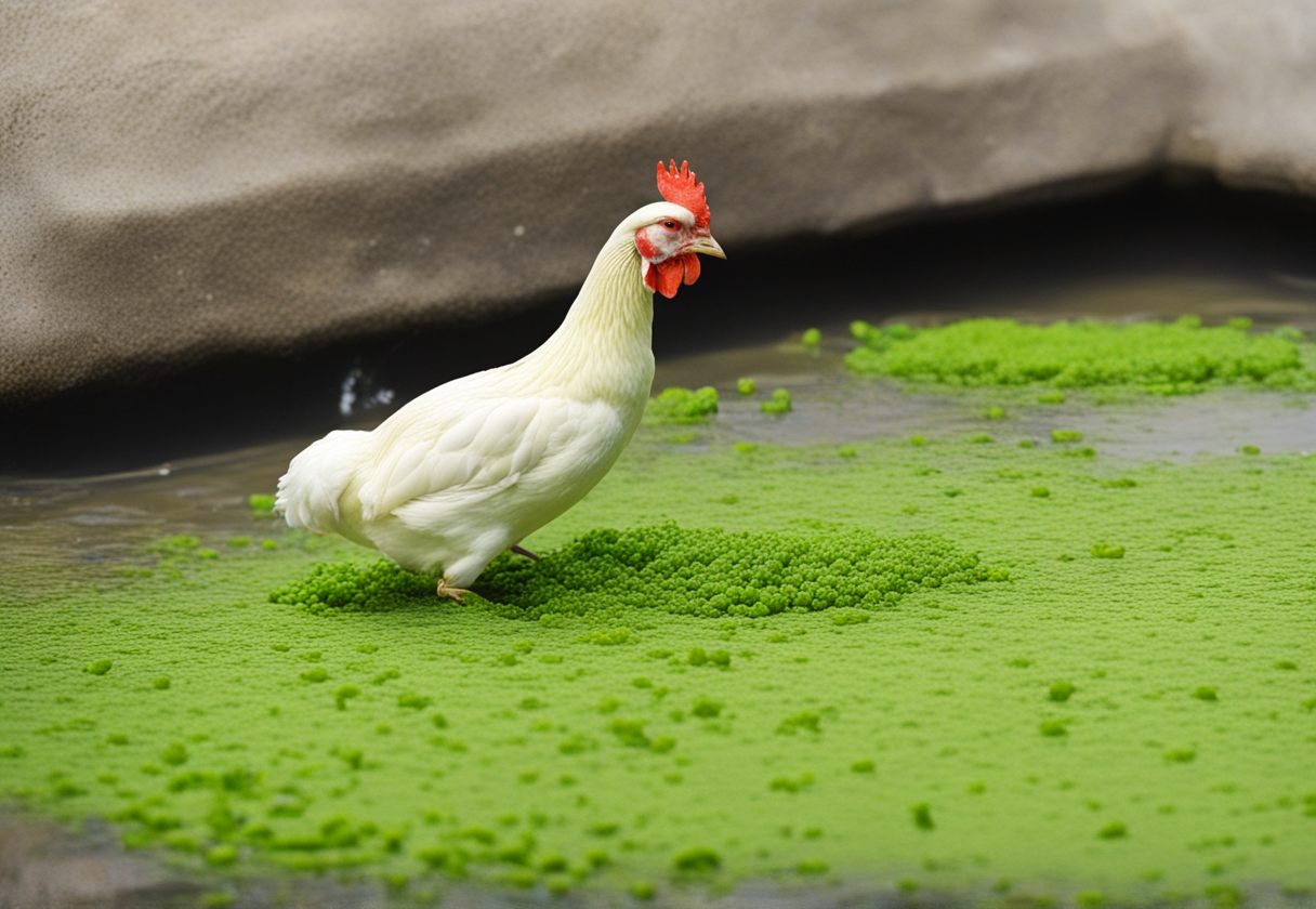 do chickens eat duckweed