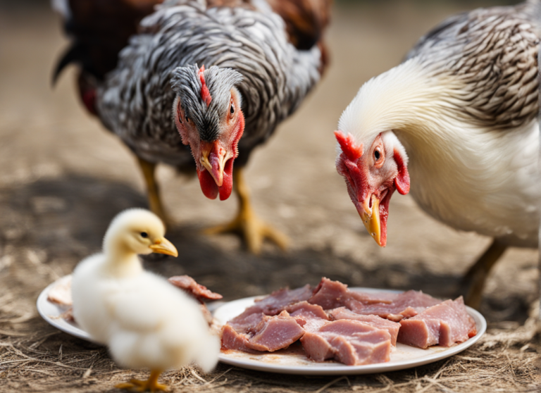 can chickens eat duck meat