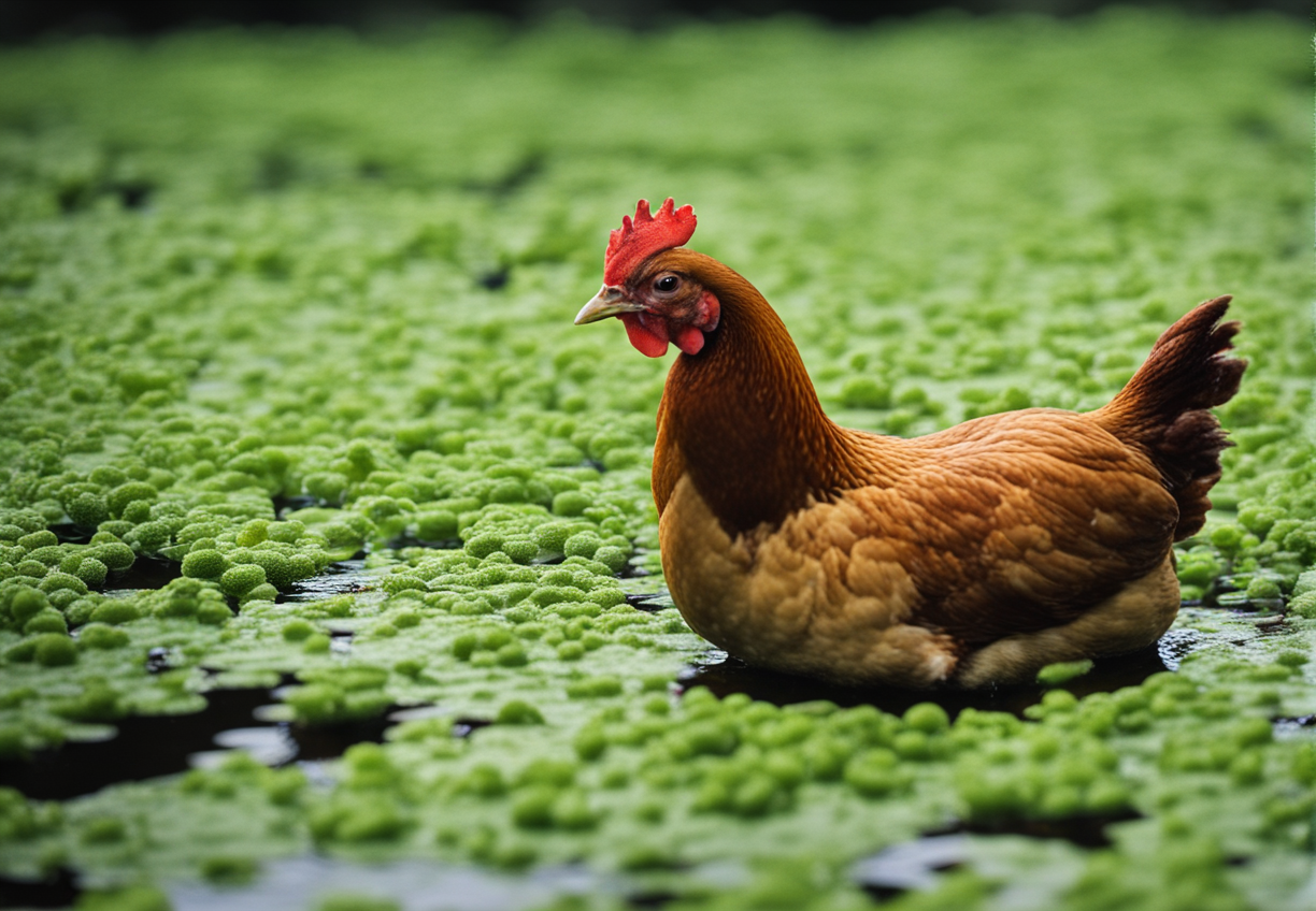 do chickens eat duckweed