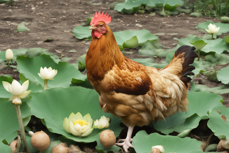 can chickens eat lotus root