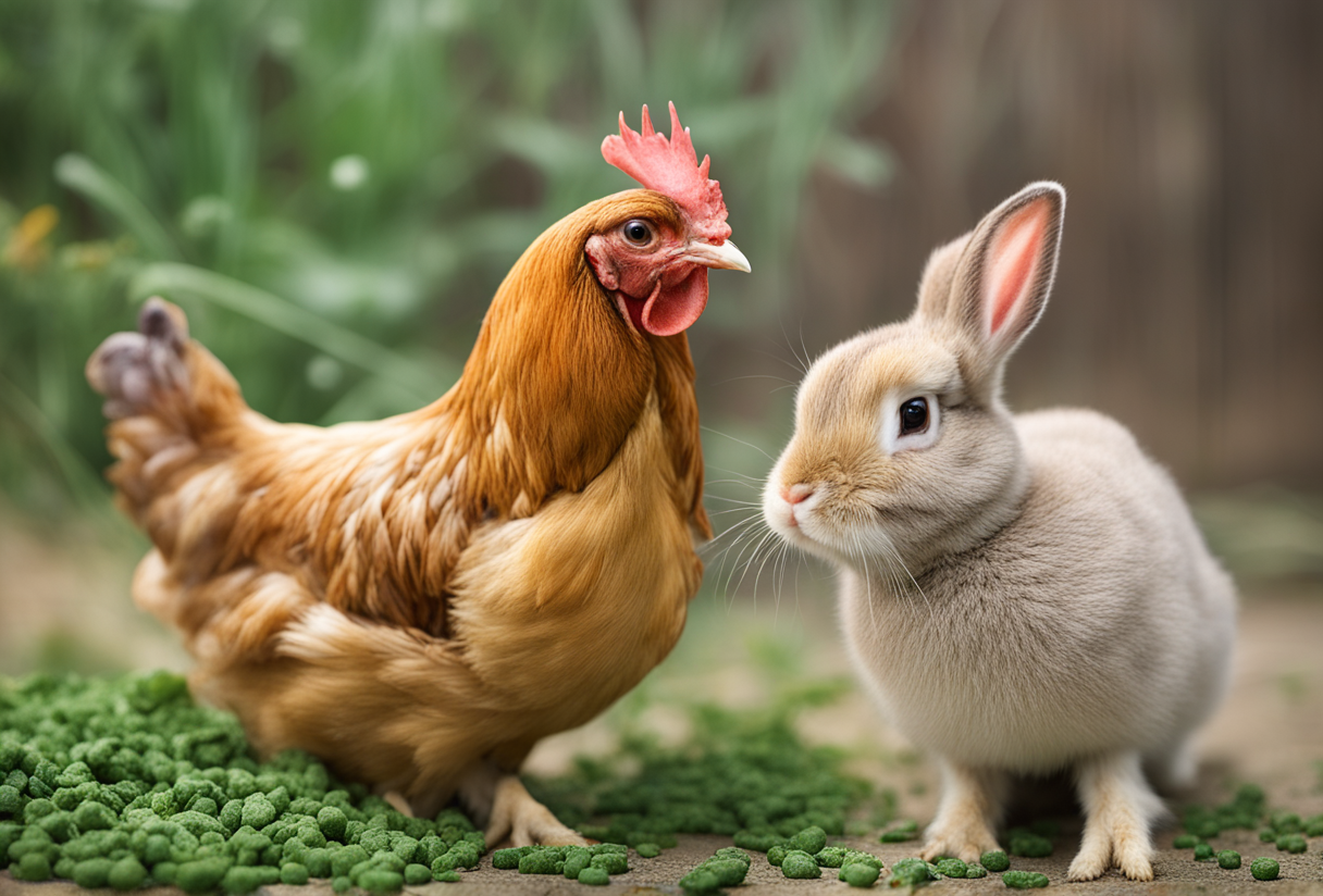 Can Chickens Eat Rabbit Alfalfa Pellets?