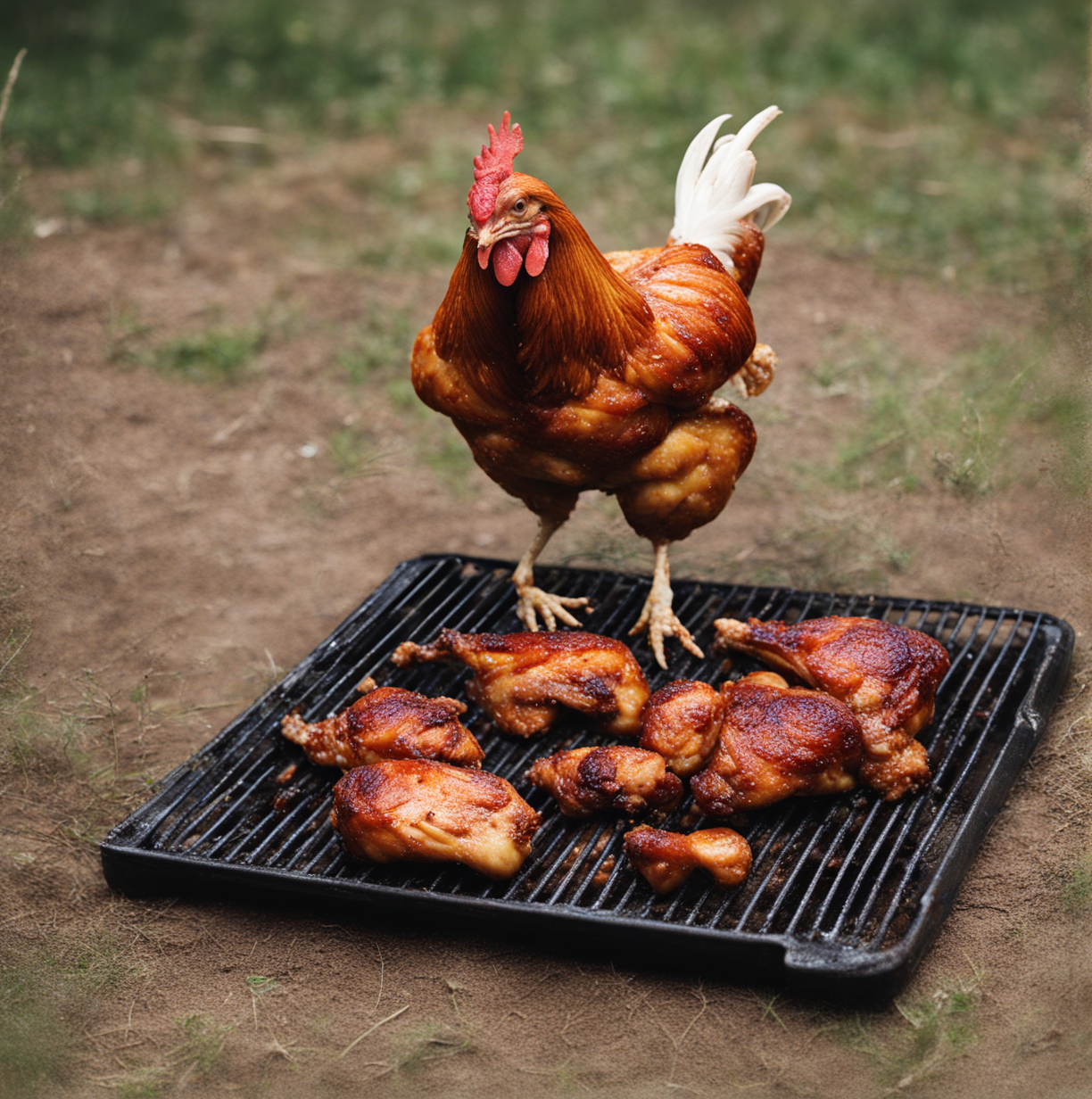 can chickens eat bbq chicken