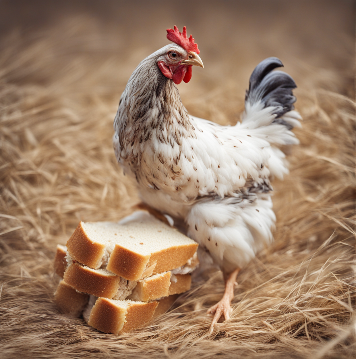 can chickens eat honey wheat bread