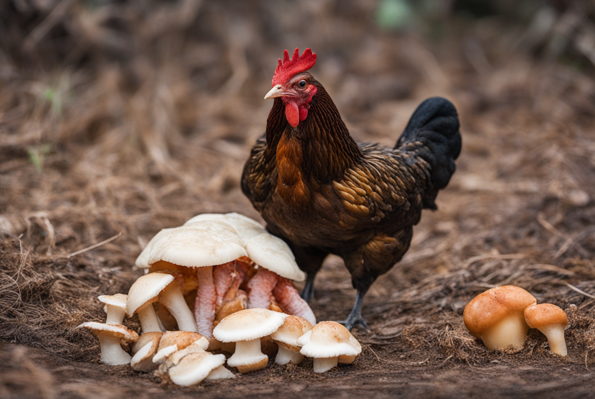 can chickens eat lobster mushrooms