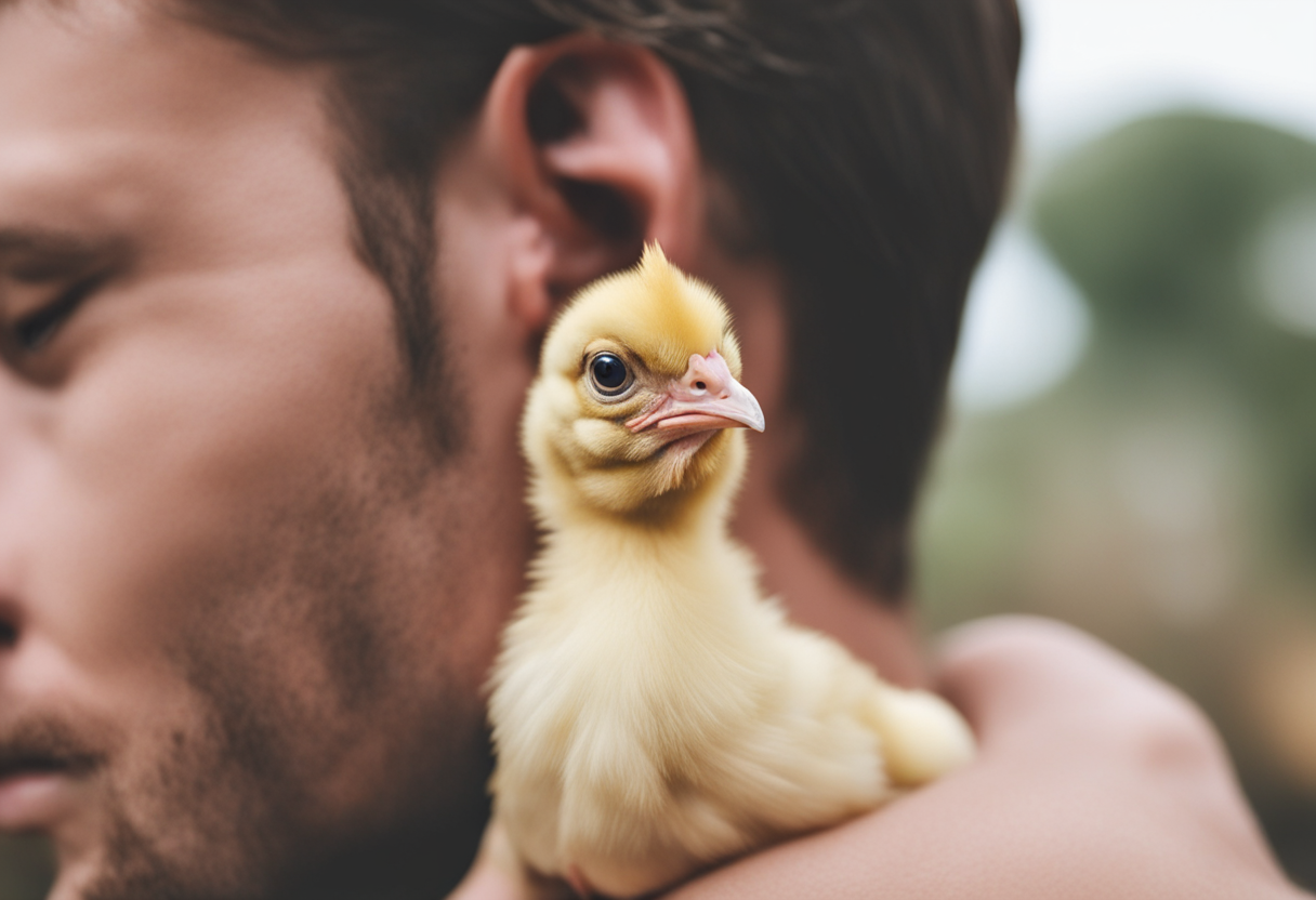A Closer Look at Why Chickens Jump On Your Shoulder : Feathered Acrobats
