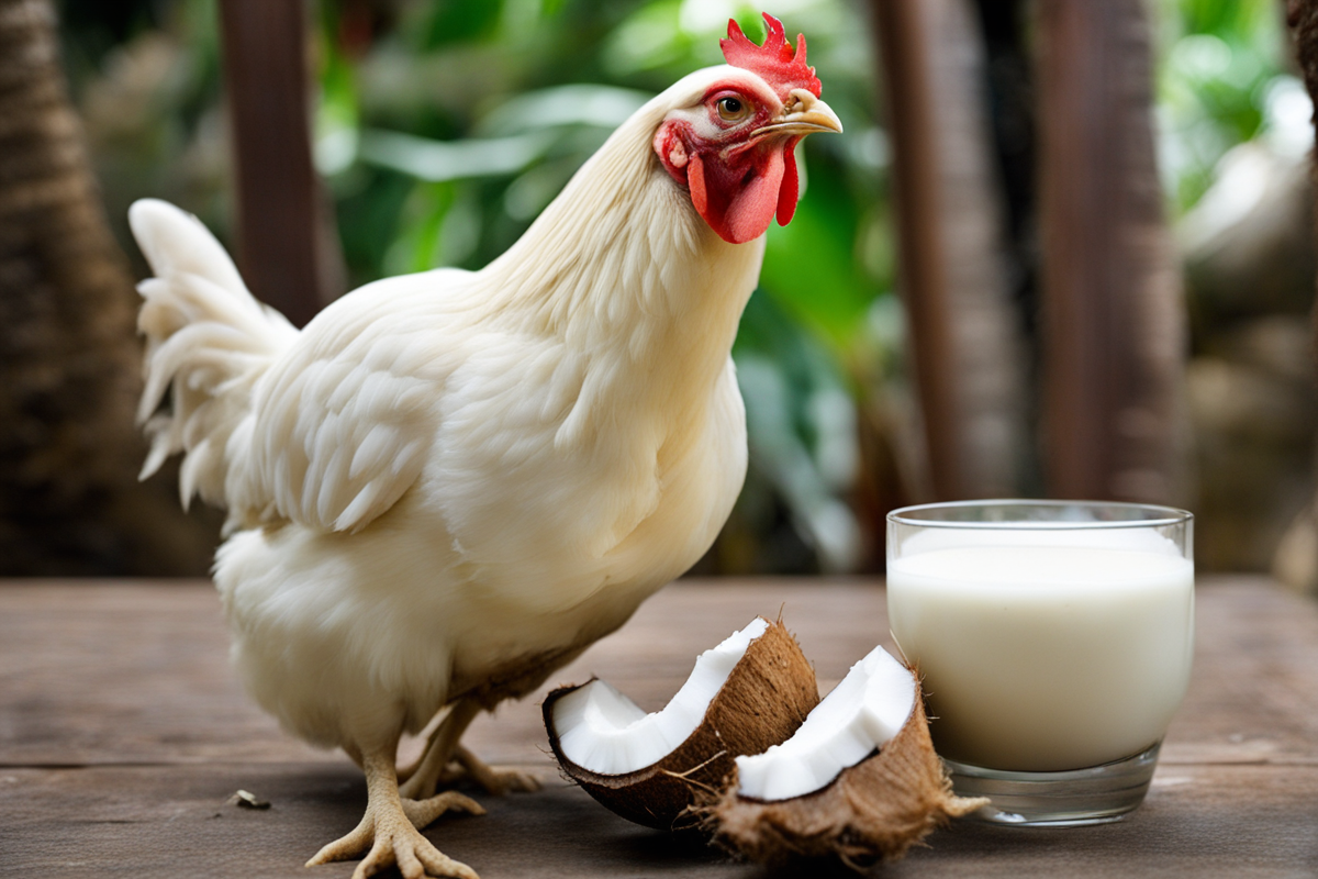 Can Chickens Eat Coconut Milk?