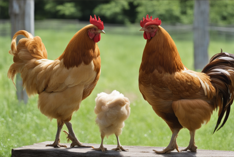buff orpington rooster vs hen