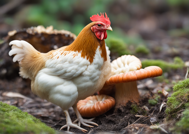 can chickens eat lobster mushrooms