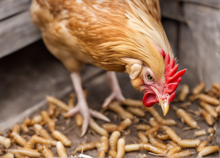 how to raise mealworms for chickens