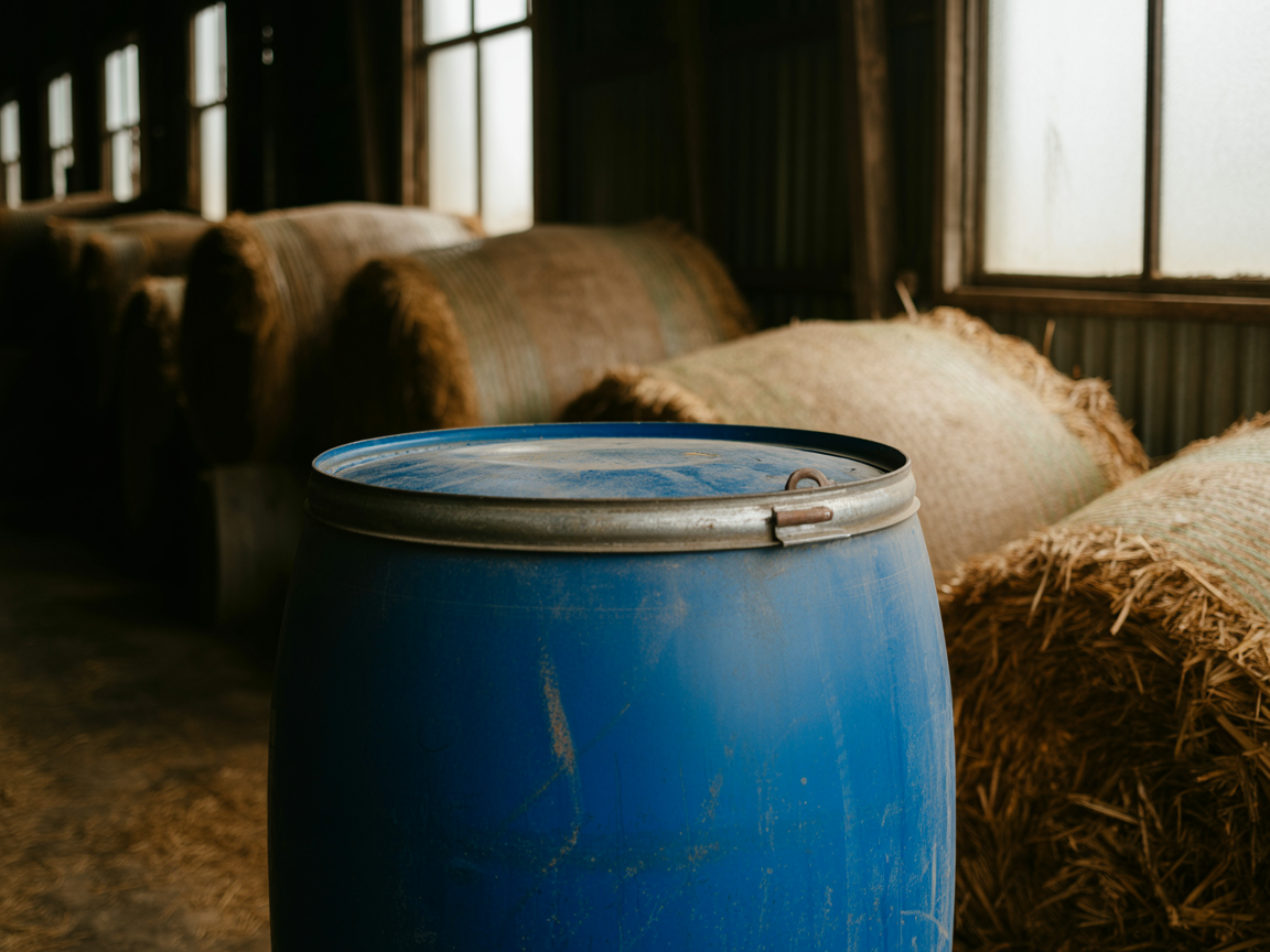 Feed goes in metal, not plastic