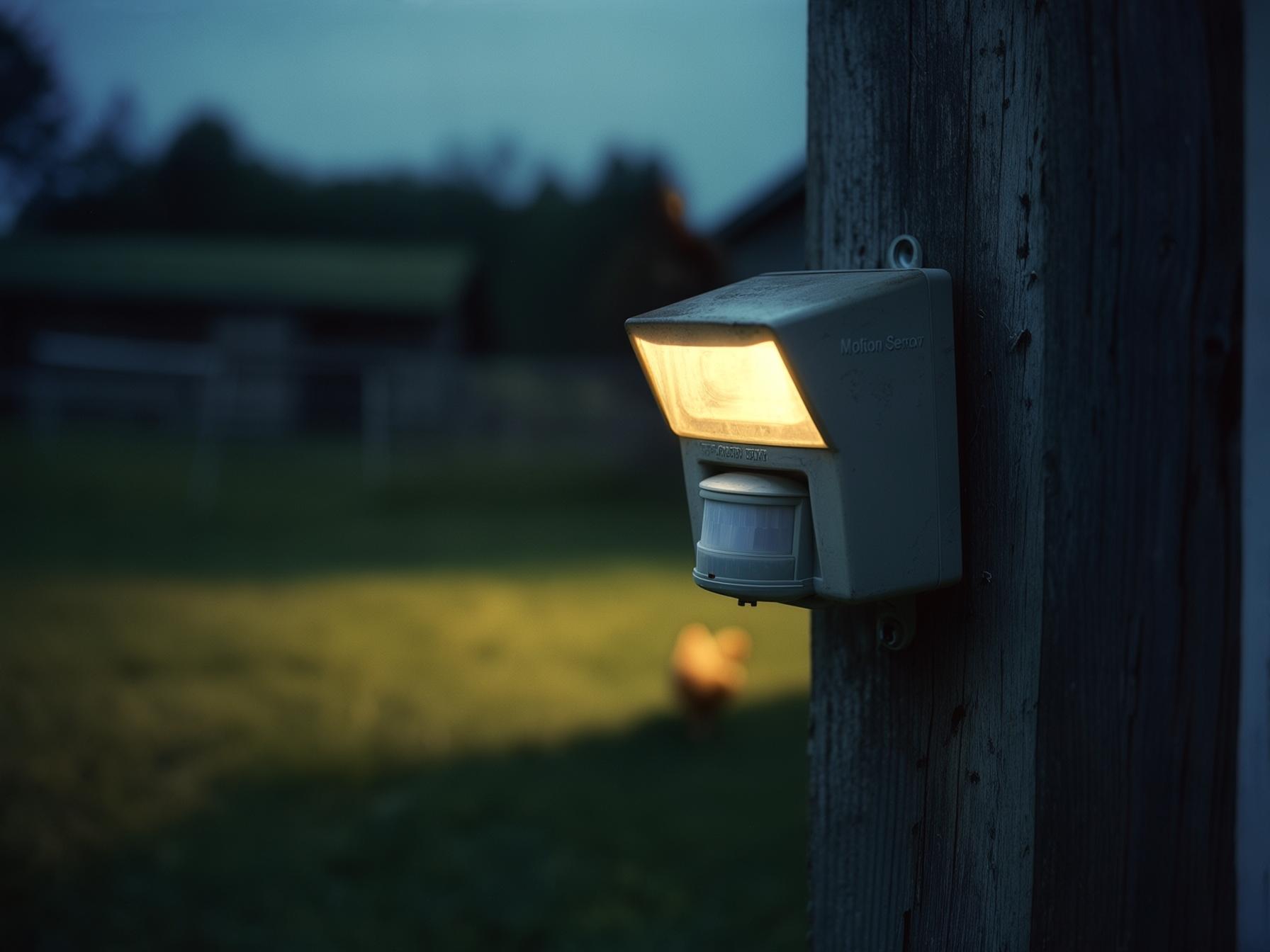 Motion lights are not a predator plan