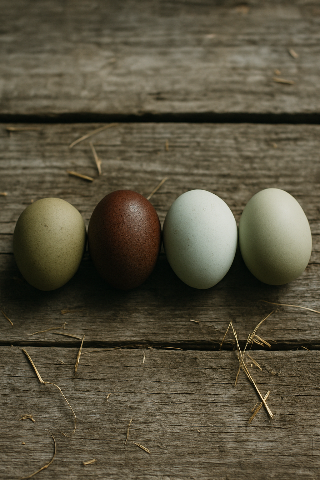Olive comes from crossing blue with dark brown