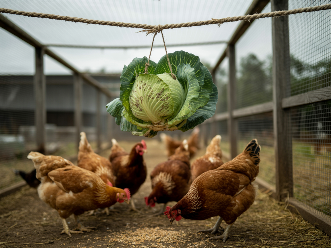 A cabbage on a string is worth 2 minutes