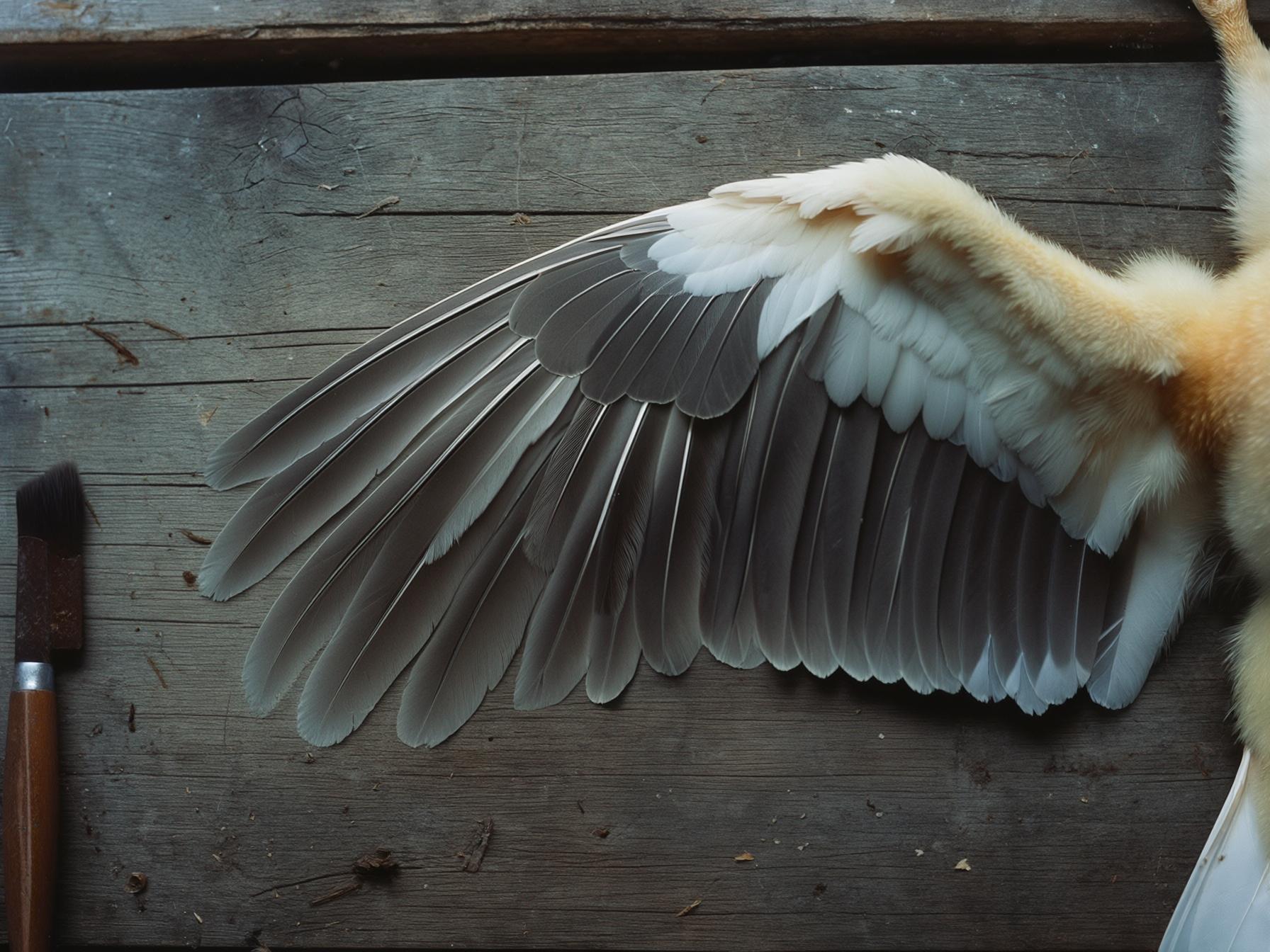 Decoding the male wing structure