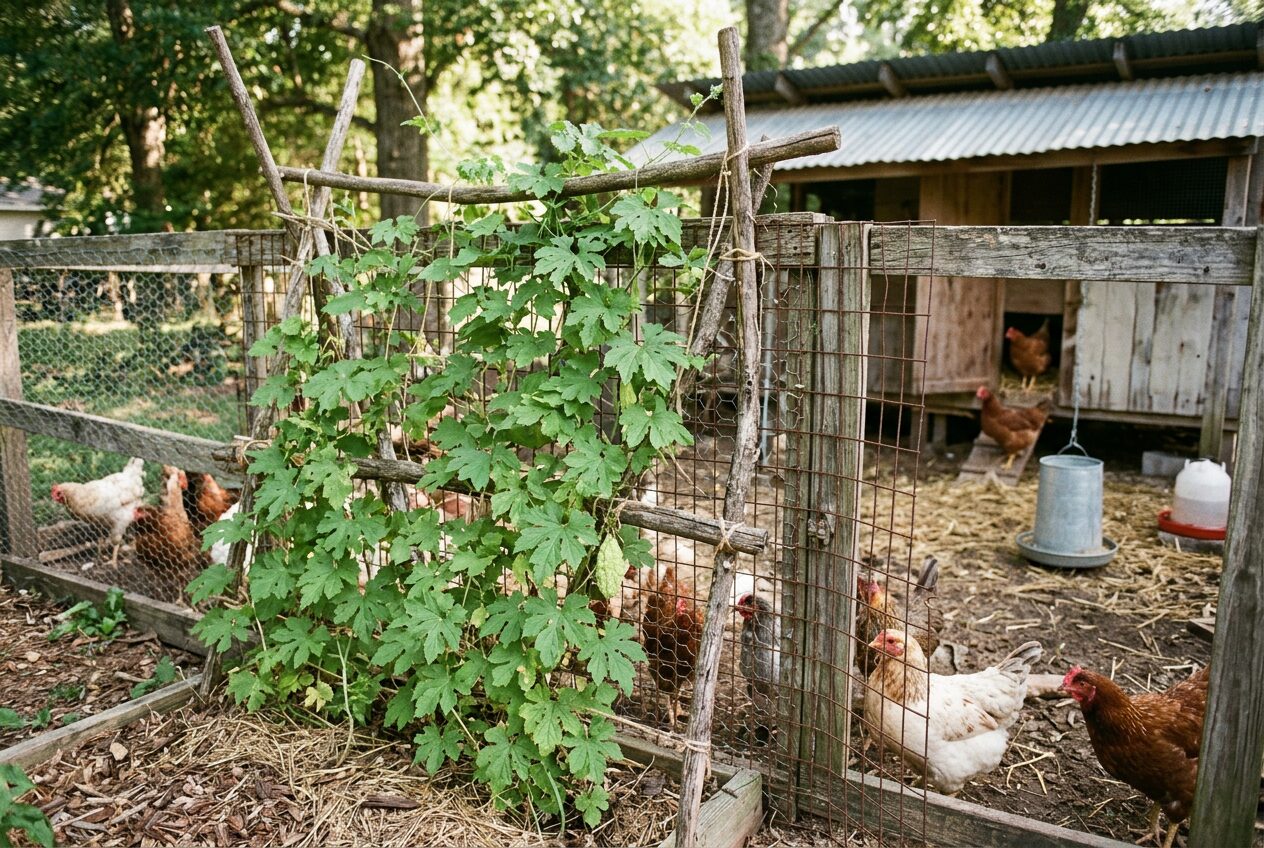 Growing Bitter Melon in or Near a Chicken Run: Layout Decisions That Prevent Problems