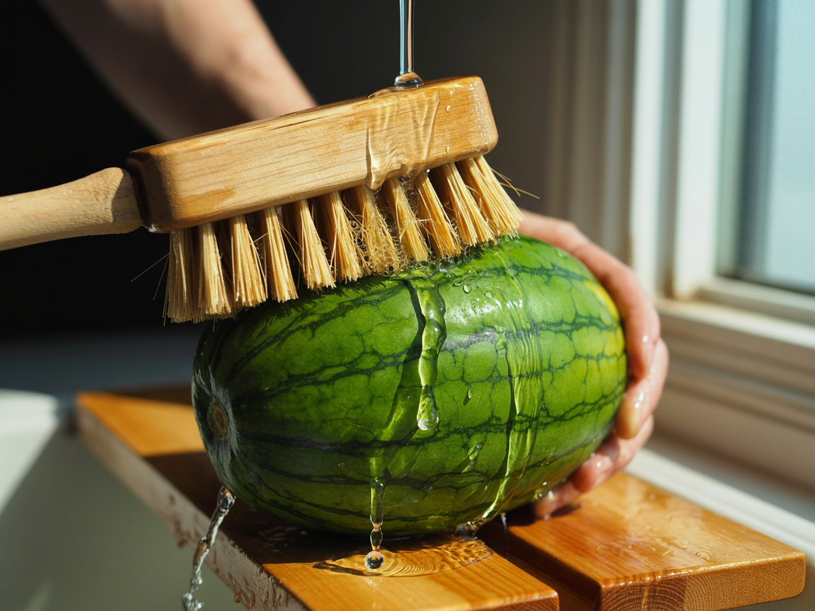Scrubbing Rinds to Prevent Pesticide Ingestion