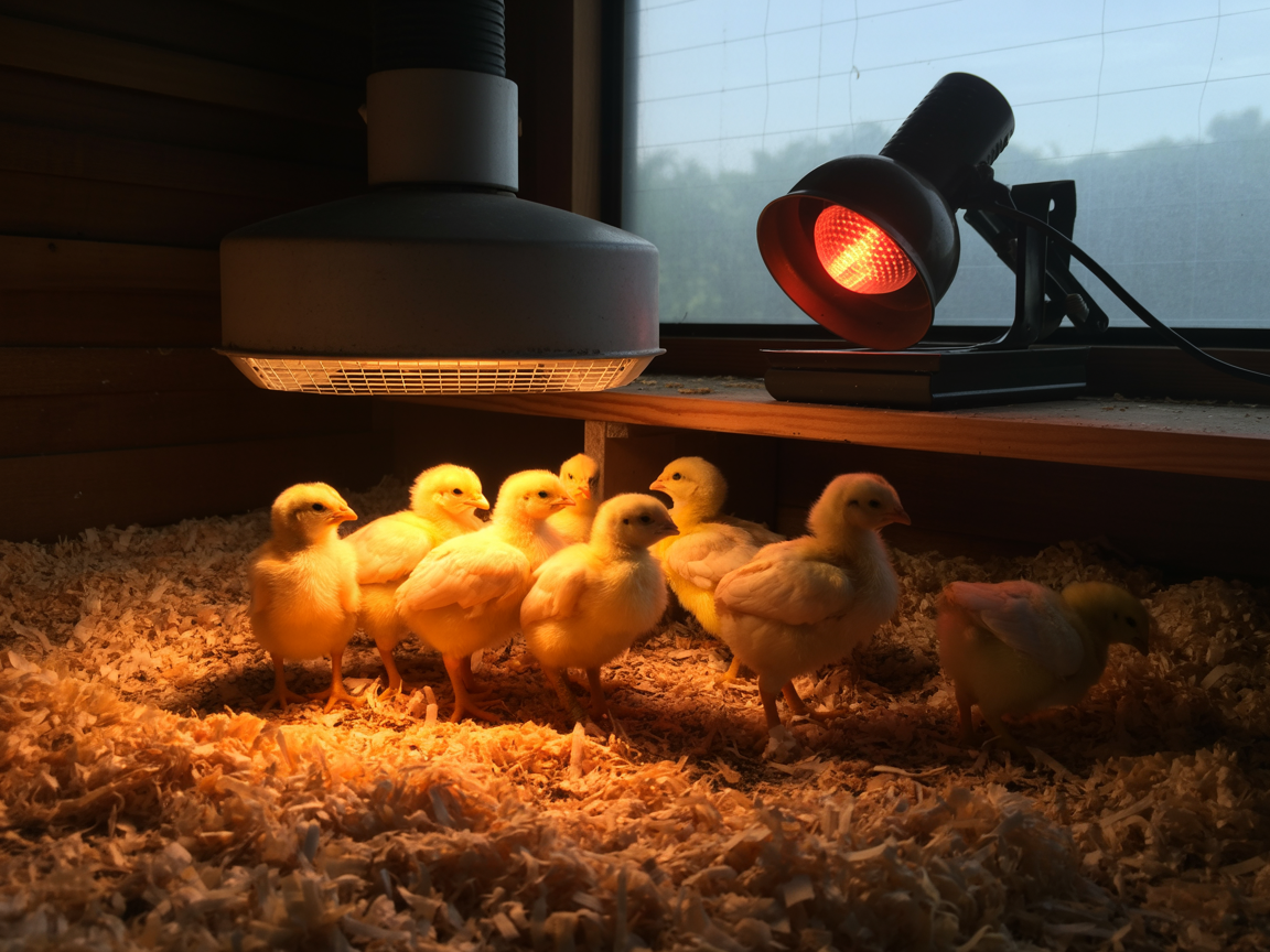 Heat Plate vs Heat Lamp: One of These Can Hurt a Chick, and It's Not the Plate