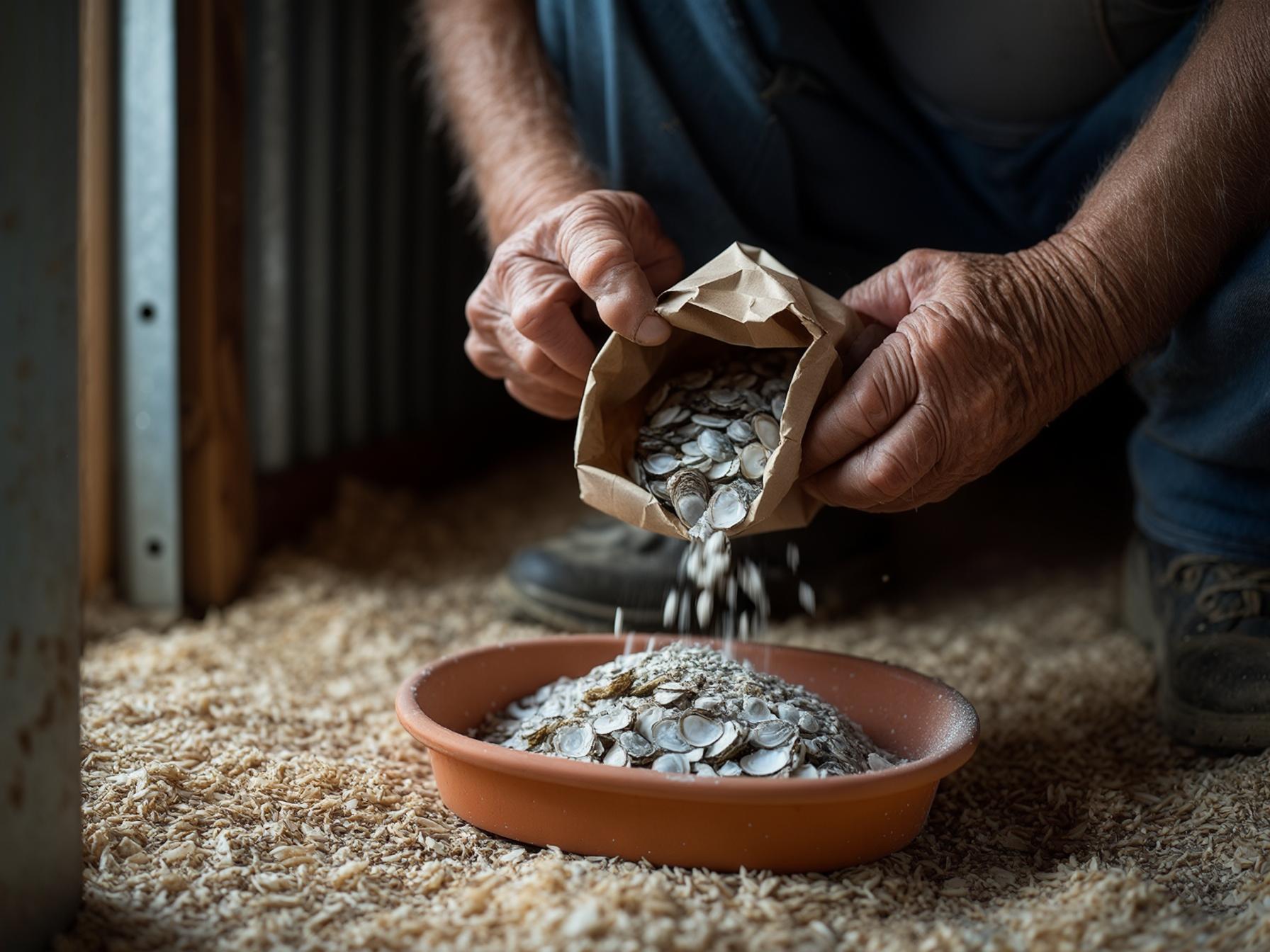 Switching Feed and Offering Oyster Shell: When and Why